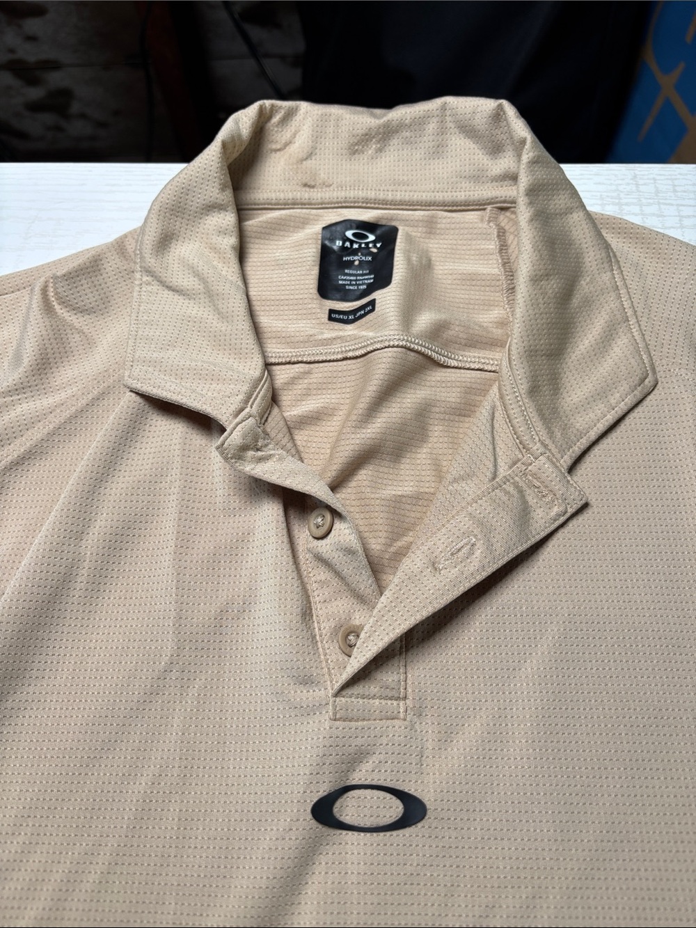 Oakley Men’s Polo Shirt in Beige